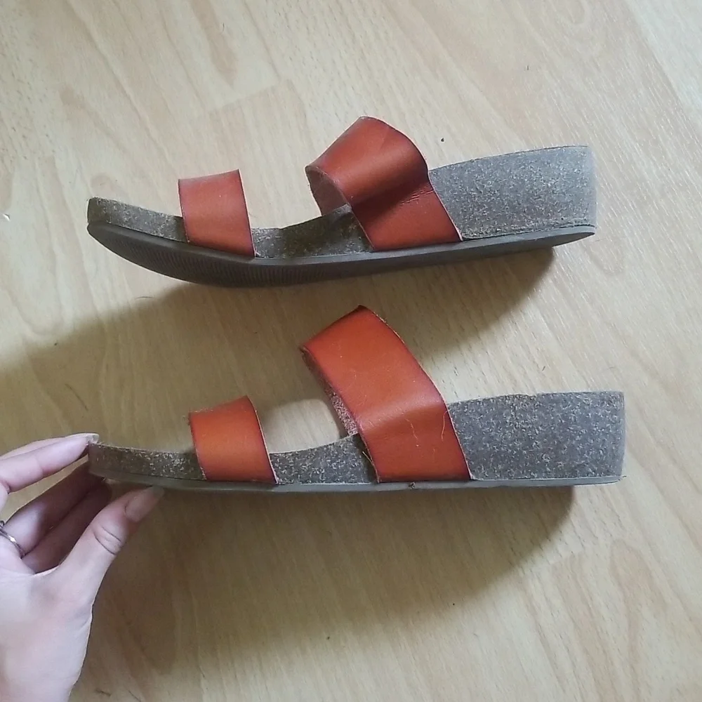 Womens Universal Thread Brown Wedges Size 8 Summer Casual Classic Spring